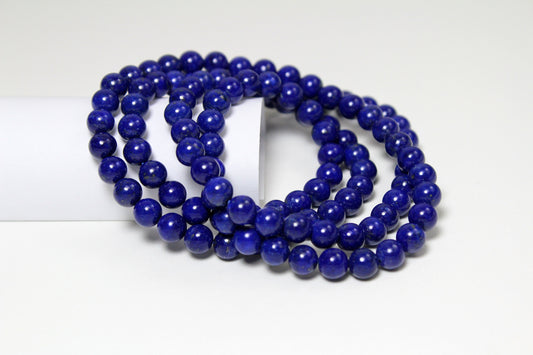 Blue Lampis Beaded Bracelet / Necklace 青金石手串/项链