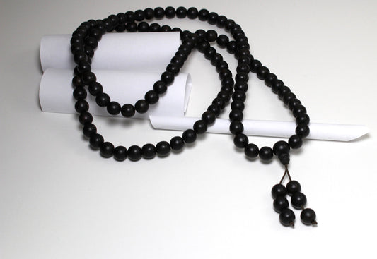 Wooden Carved Round Beads with Scence Necklace/Bracelet 沉香木手串/项链