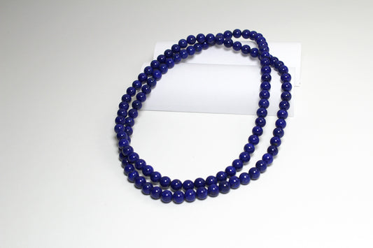 Blue Lampis Beaded Bracelet / Necklace 青金石手串/项链